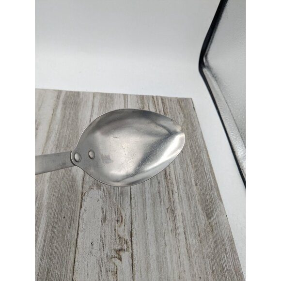 Vintage Stanhome Solid Spoon Stainless Steel 13 1/2" Cream Handle USA - Picture 10 of 10